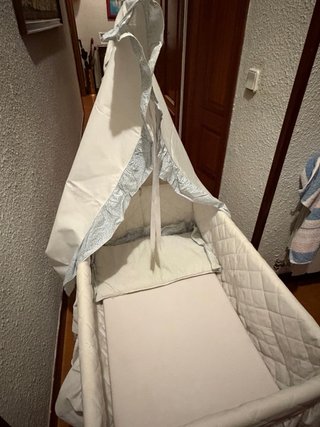 Moisés para bebé con dosel
