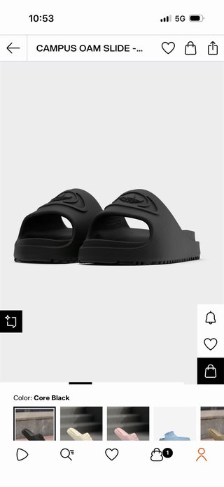 Chanclas Adidas Originals Unisex Negras
