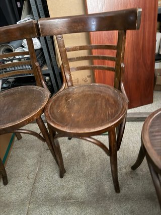 Silla madera Thonet café bar