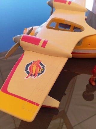 Avión Playmobil Amarillo y Rojo