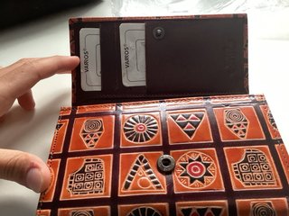 Cartera de piel sin estrenar
