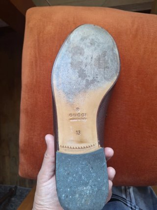 Mocasines Gucci Marrones Piel Hebilla