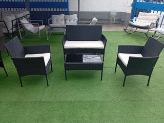 Conjunto de Terraza Negro
