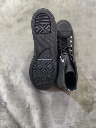 Converse All Star Chuck Taylor Piel Negra Unisex