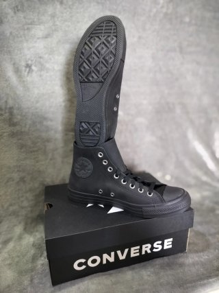 Converse All Star Chuck Taylor Piel Negra Unisex