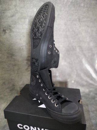 Converse All Star Chuck Taylor Piel Negra Unisex
