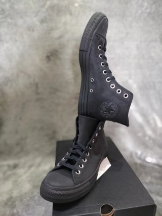 Converse All Star Chuck Taylor Piel Negra Unisex