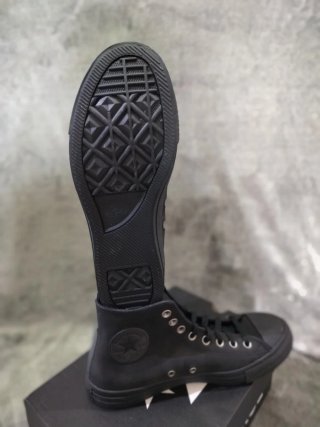 Converse All Star Chuck Taylor Piel Negra Unisex