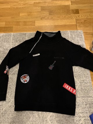 Sudadera Negra IKKS Young talla M