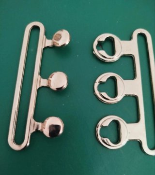 Set di 6 fibbie per cinture elastiche