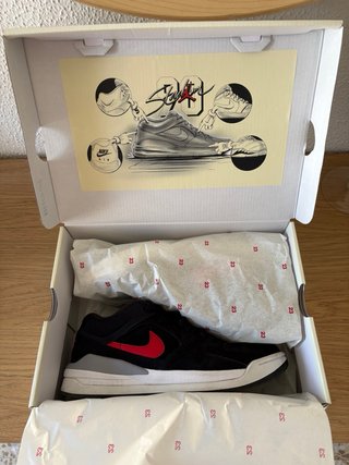 Nike Air Jordan Stadium 90 Negro/Rojo