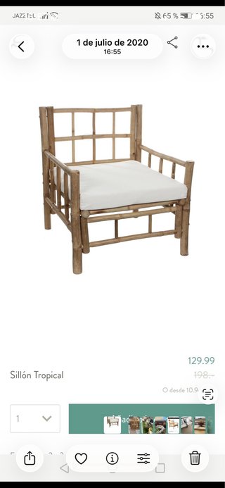 2 Sillones de Bambú
