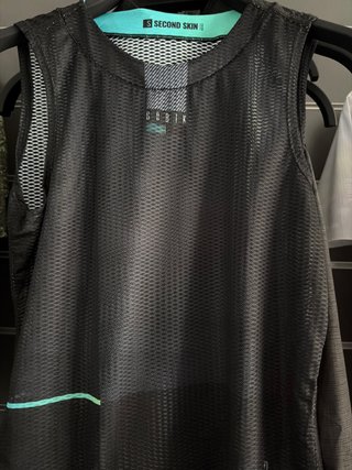 Pack 2 Camisetas Second Skin Negro/Turquesa