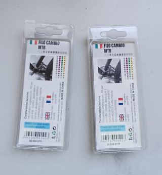 Sella bici, camera d'aria, fili cambio e pattini