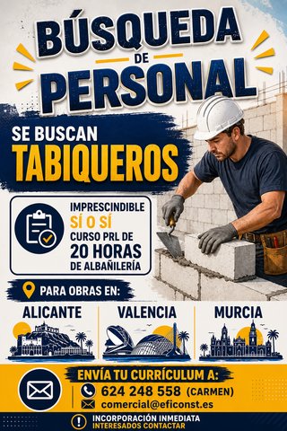 TABIQUEROS/AS