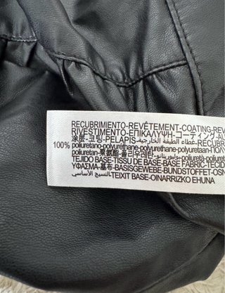 Zara Falda Mini Polipiel Fiesta XS Mujer