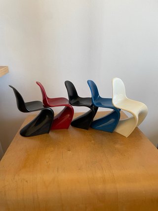 5 Sillas Miniatura Panton