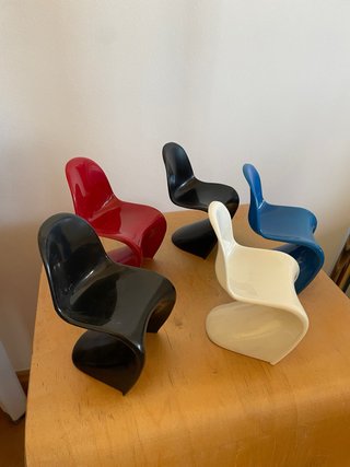 5 Sillas Miniatura Panton
