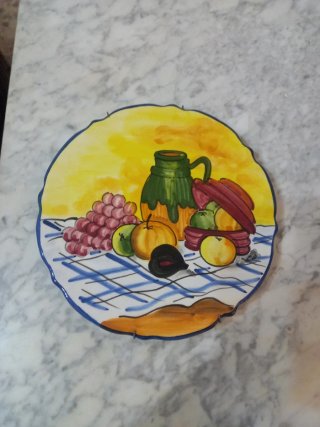 Plato decorado