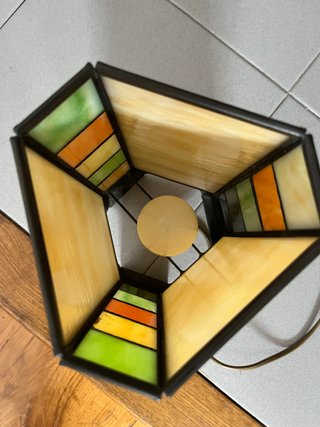 Lámpara de mesa vitral