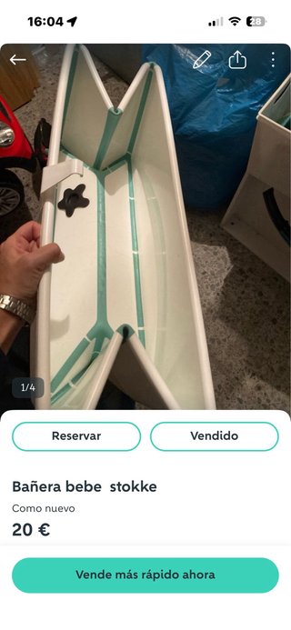 Pack Cuna, Trona, Parque y Bañera Bebé