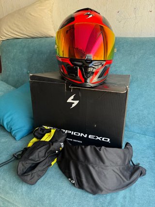 Casco Scorpion EXO R1 Rojo talla M