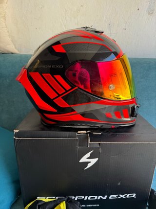 Casco Scorpion EXO R1 Rojo talla M
