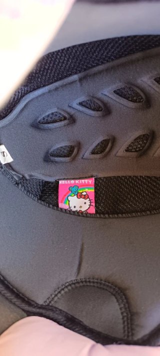Casco Moto Hello Kitty Rosa