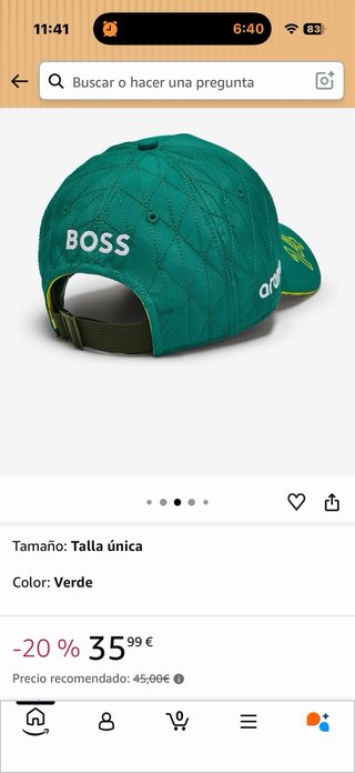 Gorra Oficial Aston Martin Fernando Alonso 14