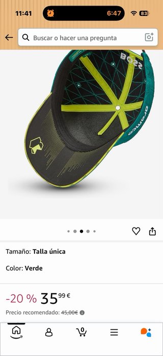 Gorra Oficial Aston Martin Fernando Alonso 14