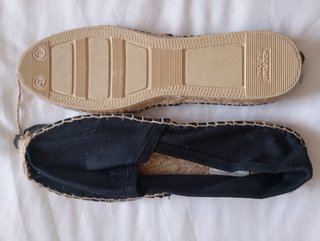 Alpargatas Esparteñas Negras Talla 41