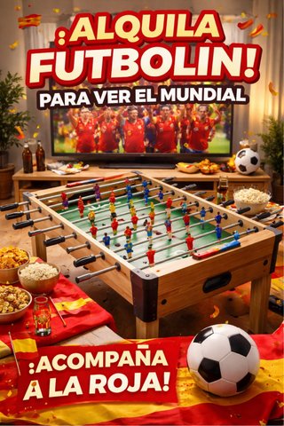 Alquiler Futbolín