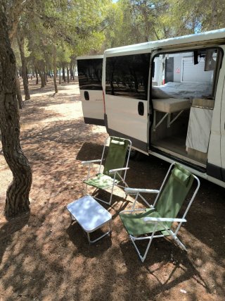 Camper lista para viajar