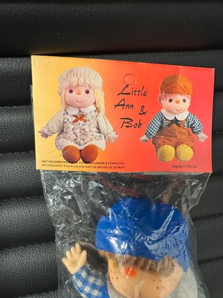 Little Ann e Bob Bambola Vintage Rara 18 cm in blister