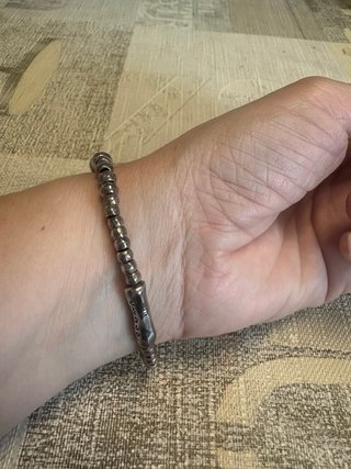 Pulsera elástica plata Uno de 50