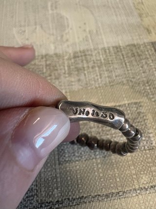 Pulsera elástica plata Uno de 50