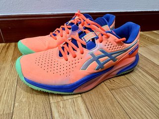 Zapatillas ASICS Padel Naranja/Azul