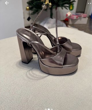 Sandalias Zara Plataforma Tacón