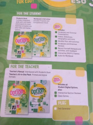 Options 3ESO Students Book