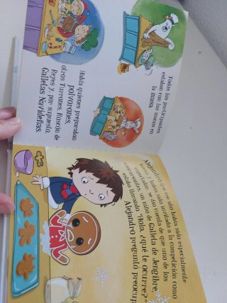 Cuento navidad con hojas para colorear