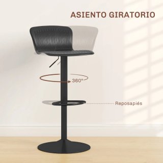 2 Taburetes Altos Cocina Giratorios