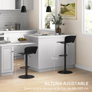2 Taburetes Altos Cocina Giratorios