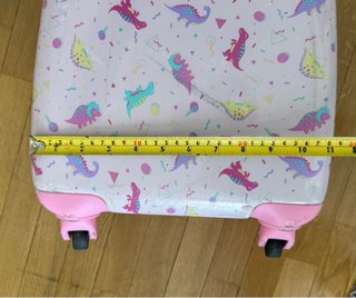 Maleta infantil dinosaurios rosa