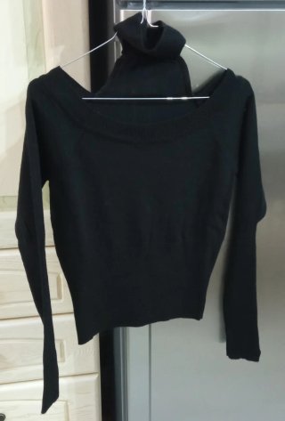Set 6 capi XS nero arancione
