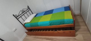 Cama nido con colchón, y cabecero opcional