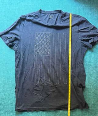 Camiseta GAP Estilo Bandera Americana Talla M