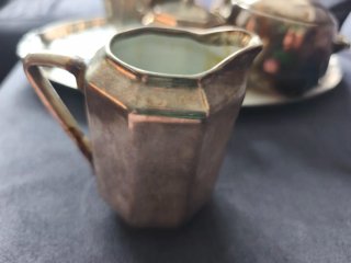 Juego de café vintage plata
