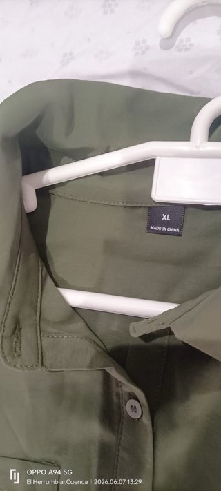 Vestido verde sin mangas
