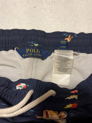 Bañador Ralph Lauren Azul Marino Estampado