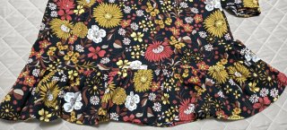 Vestido Stradivarius floral manga larga